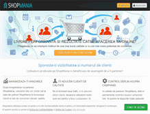 Tablet Screenshot of partner.shopmania.ro