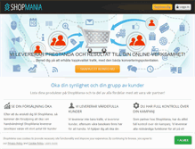 Tablet Screenshot of partner.shopmania.se