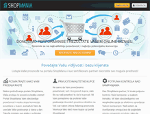 Tablet Screenshot of partner.shopmania.rs