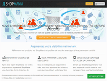 Tablet Screenshot of partner.shopmania.fr